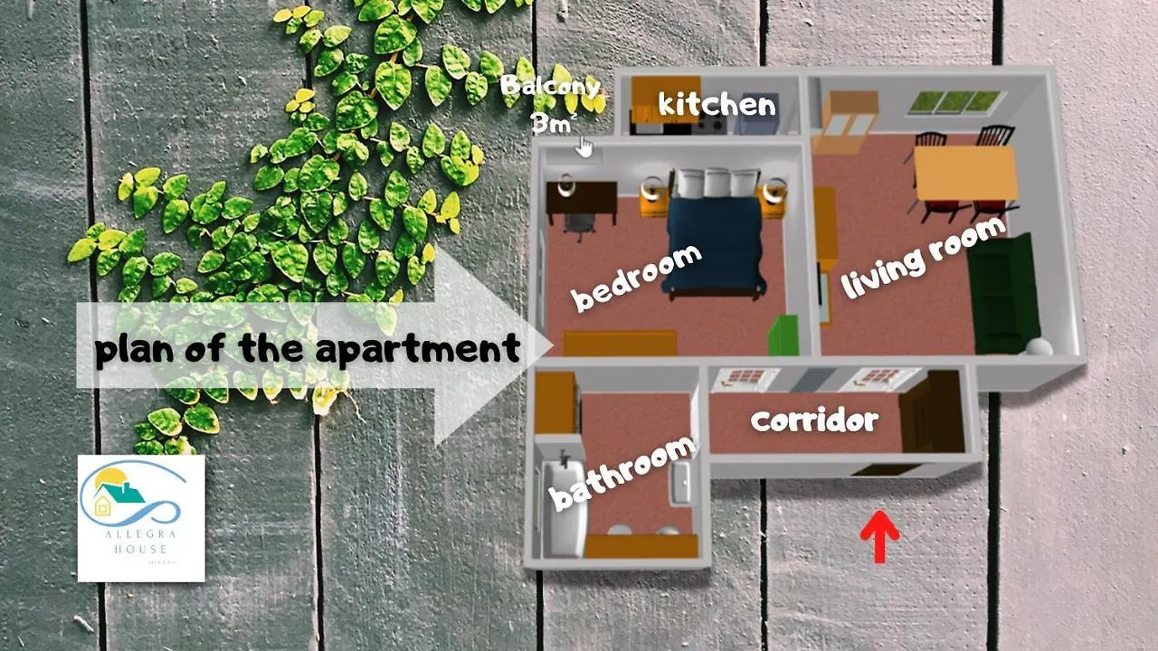 Apartment Allegra House Milan